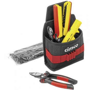 Cimco Gürteltasche Wave Solar für Handwerker mit 5 Werkzeugen (170475)
