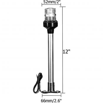 Yacht-Navigationsscheinwerfer mit Falten, LED-Lichtschuh, 360 ° Abstrahlwinkel
