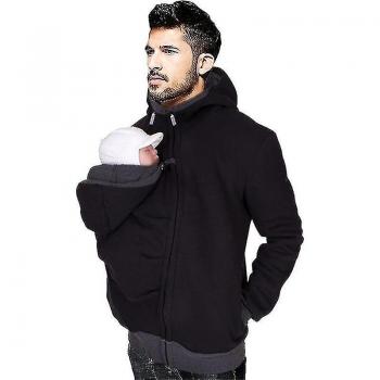 Manteau « Papa Kanga » – 3 en 1, couleur noire, taille XL