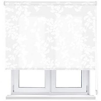 Estor Enrollable Traslúcido Estampado Polar Blanco 135x190 cm