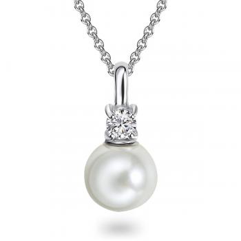 Rafaela Donata Women's Facetted Zirconia Anchor Chain Necklace