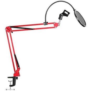 Support de Microphone à Ciseaux Neewer avec Pince de Table et Filtre Anti Pop