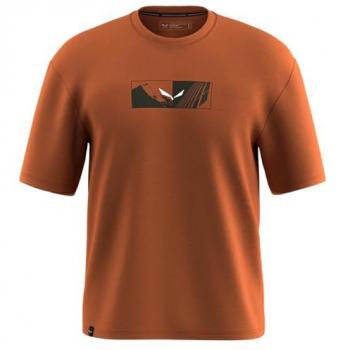 Salewa Eagle Hybrid XL Short Sleeve Shirt Bombay Brown