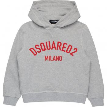 Felpa Dsquared2 Kids Dq2616 grigia melange 16 anni
