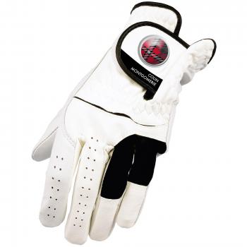 Pro Feel Colin Montgomerie Men's Golf Glove, White, Small