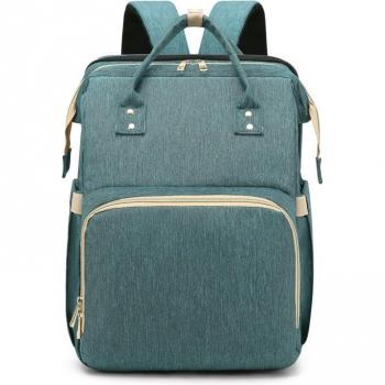 Cuna portátil con mochila multifuncional para mamás