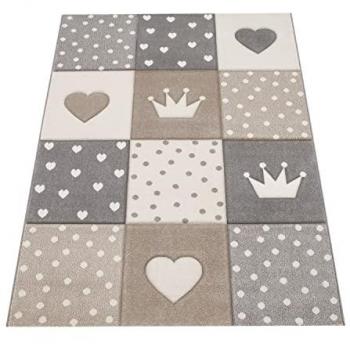 Cameretta Tappeto Polka Dot Cuorone Pastello – 240x340 cm