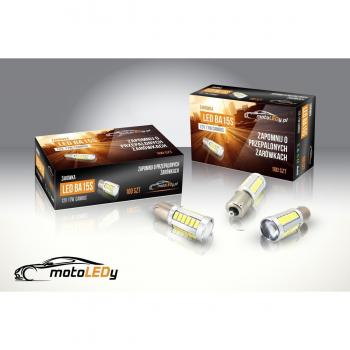 CANBUS Compatible 12-24V Dual LED BA15S Off-Road Lights