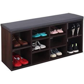 Scarpiera Salvaspazio in Legno Rovere Fonce RICOON 104x49x30