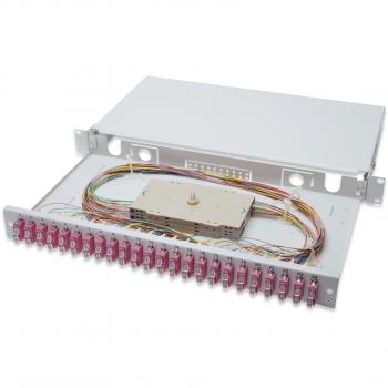 Bastidor Digital DIGITUS DN‑96322‑4 con Empalme LWL 24 19″ Dúplex Multimodo