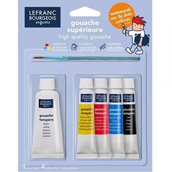 LEFRANC BOURGEOIS Gouachefarbe, 5er Set, 4 x10ml + 1 x20ml