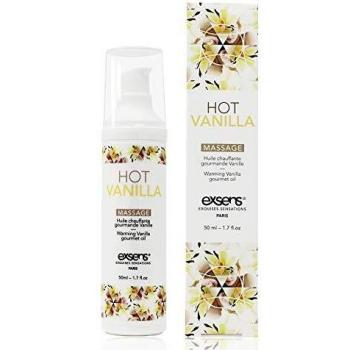 Huile de massage gourmande et chauffante Exsens 50ml
