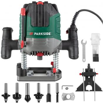PARKSIDE® Holzfräse-Set »POF 1200 D3«, mit 6 Fräsköpfen