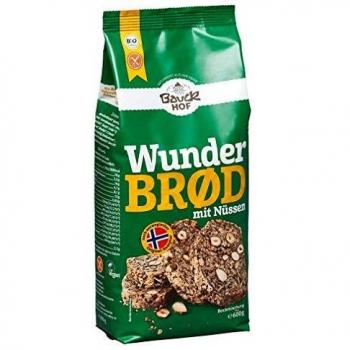 X Bio Backmischung Wunderbrød mit Nüssen (6x600g)