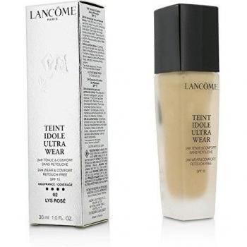 Lancôme Teint Idole Ultra Wear 24h‑Wasserfestes Foundation mit UV‑Schutz – 02 Lys Rose 30 ml