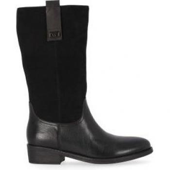 Botas de Piel Negra Chika10 Valencia 01