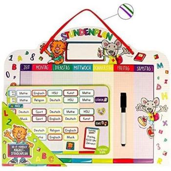 ABC SPASS Individueller Magnet-Stundenplan für die Schule (1 Stück)