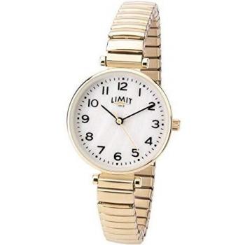 Gilded Mother‑of‑Pearl Bracelet‑Watch Combo