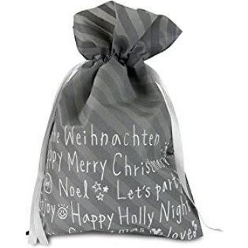 Grau veredelte Weihnachtsdecke