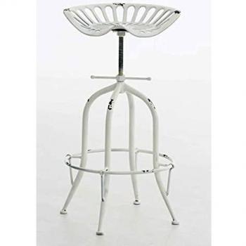 Sgabello regolabile industriale Chuck, telaio metallico, 66‑82 cm