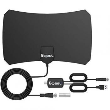 Antenna TV digitale terrestre con amplificatore Bqeel