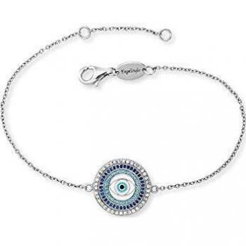 Bracciale Eye of Happiness in Argento con Zirconi