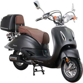 Alpha Motors Motorroller Retro Firenze 50 ccm, 25 km/h, Euro 5, Topcase