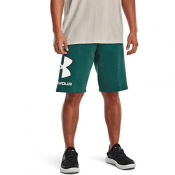 Shorts Sportivi Under Armour Uomini Verde con Logo Grande