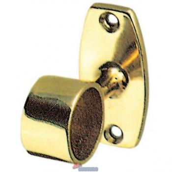 Tube final en laiton poli pour main courante D.30mm (lot de 6)