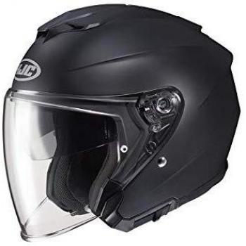 HJC i30 Semi Casque Mat Jet Noir brillant L