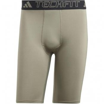 Shorts Adidas TechFit Training Tight Hommes – Palette vert olive, noir