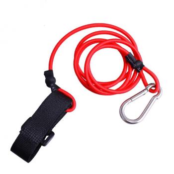 Canoë leash rouge haute visibilité