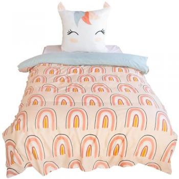 Parure de chambre pour enfants MARANA 140x200 cm, microfibre rose