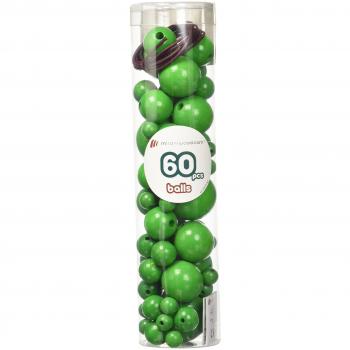 Set di Palle di Legno Verde MILANIWOOD MWD-B62, 60 Pezzi con 6