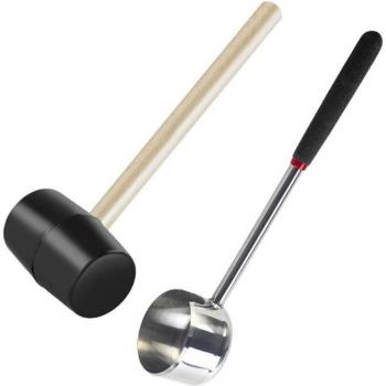 Rubber Hammer Coconut Opener Set