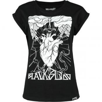 T-Shirt Nera Black Blood by Gothicana