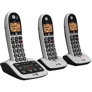 BT4600 Big Button Advanced Call Blocker Home Phone with Answer Machine (3 Handset Set)