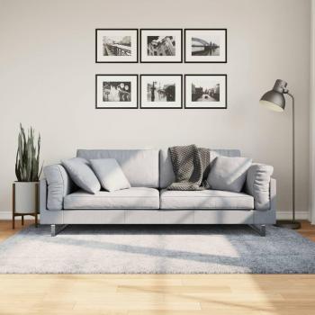 High Pile Modern Blue Shaggy Rug Pamplona 140x200 cm