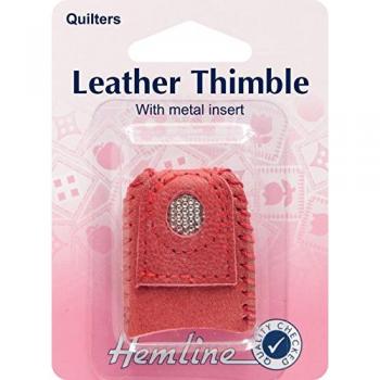 Hemline Leather Finger Protector for Sewing