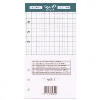 Bureau Accessoire QUO VADIS – Bloc Notes 10x17, Timer 17 Recharge