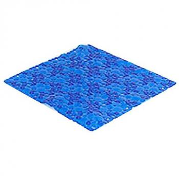 Tapis antidérapant pour douche Bulles 50 x 50 cm Bleu marine