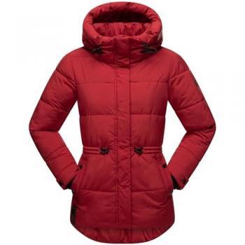 MARIKOO Warme Steppjacke für Damen mit Kapuze