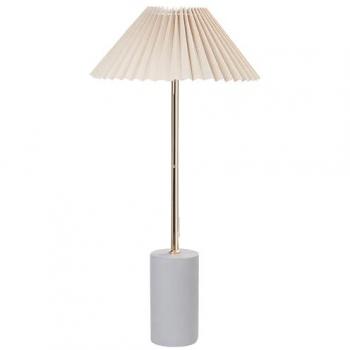 Lampadaire Beaux Tissus Métallique