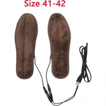 Plush Heated Insoles for Shoes