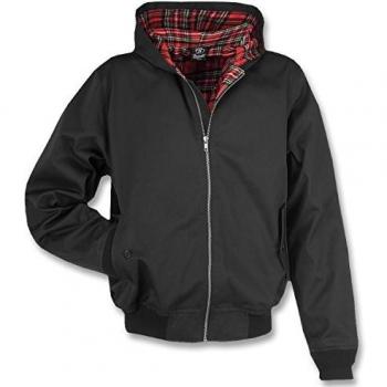 Brandit Lord Canterbury Kapuzen Bomberjacke schwarz in M