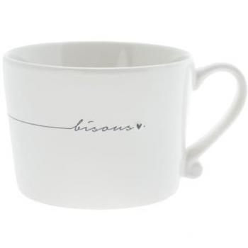 Bastion Collections Schwarze Herz Tasse, spülmaschinengeeignet