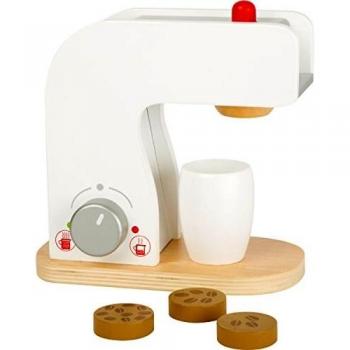 Spielzeug Kaffeemaschine für Kinderküche aus Holz (5-teilig)