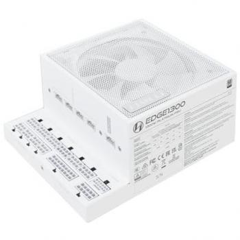Lian‑Li Edge EG1300 80+ Platinum 1300W PSU – White, ATX 3.1 & PCIe 5.1 Compatible