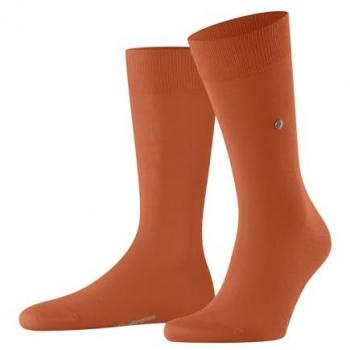 Burlington Herren-Socke Orange 40-46 – Bio-Baumwolle, Label-Applikation