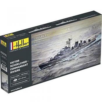 Maquette bateau Heller Commandant Riviere 1:400
